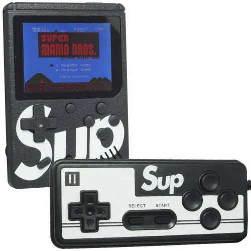 Mini Game Box Sup Lcd 3 Av 400 Jogosr Vermelho Preto