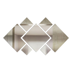 Espelho Decorativo Acrílico 110x55 cm 7 peças Sala 1013 é boa?
