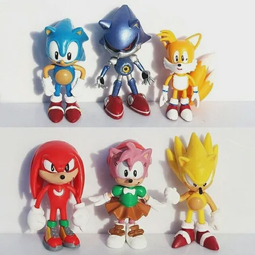 Kit Sonic Com 6 Bonecos e Seus Amigos em Promoção na Americanas