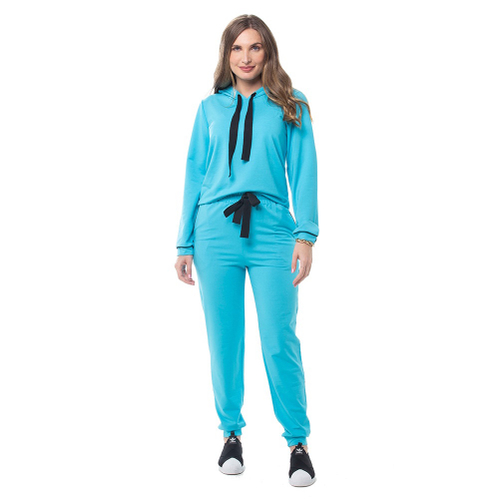 moletom com capuz and sweatpants set womens