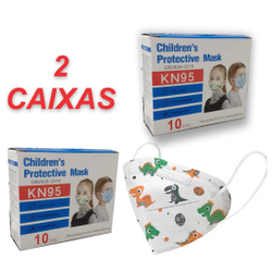 Máscara Infantil Antiviral Kit Com 20 Máscara Kids Kn95 N95 Pff2 Estampadas Crianças Menor preço em Máscara Infantil Antiviral Kit Com 20 Máscara Kids Kn95 N95 Pff2 Estampadas Crianças