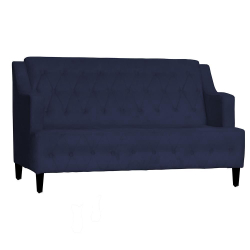 Namoradeira Paris Suede Azul Marinho Menor preço em Namoradeira Paris Suede Azul Marinho