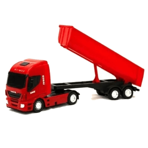 Caminhão de Brinquedo Infantil Carreta Iveco Grande Vermelho em Promoção na  Americanas