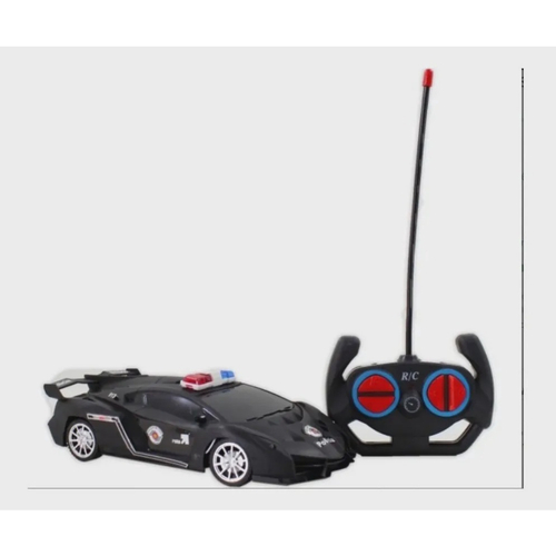 Brinquedo Carrinho de Policia c/ Controle Remoto Preto - Shop Macrozao