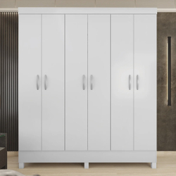 Guarda-Roupa Casal 6 Portas Falco Yescasa Menor preço em Guarda-Roupa Casal 6 Portas Falco Yescasa