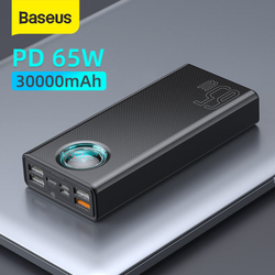 Baseus 65W banco power 30000MAH portátil carregador externo é boa?