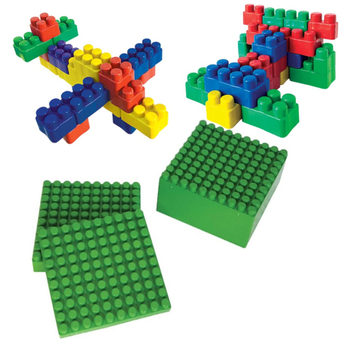 Jogo 500 Peças Blocos De Montar Brinquedo Educativos Oferta