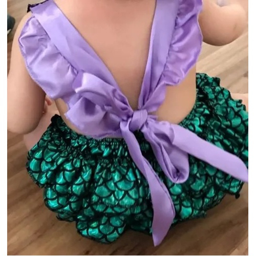 Body Para Bebê Bebê Sereia Uma Roupa De Peça