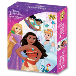 Quebra Cabeça 200 peças 3D Disney Princesas Moana Cinderela Rapunzel Jasmine 31x46cm – Prime 3D Puzzle Multikids BR1315 Menor preço em Quebra Cabeça 200 peças 3D Disney Princesas Moana Cinderela Rapunzel Jasmine 31x46cm – Prime 3D Puzzle Multikids BR1315