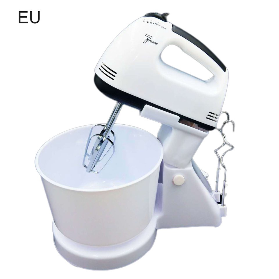 Mixer Whisk desktop Food Grade plástico pequeno Bucket Elétrica