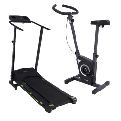 Menor preço em Bicicleta Ergométrica Dream ex 450 + Esteira Eletrônica Dream Concept, 5 Funções, 160728 + 161149