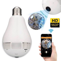 Camera Espia Segurança Lâmpada Visão de 360 Wifi V380 é boa?