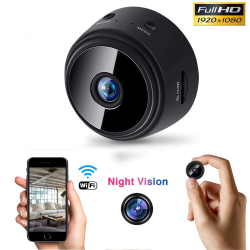 Mini Micro Câmera Ip Espiã A9 Wifi Segurança Full Hd 1080p Menor preço em Mini Micro Câmera Ip Espiã A9 Wifi Segurança Full Hd 1080p