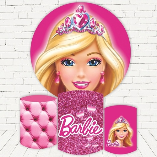 Painel da barbie imprimir