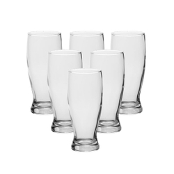 Jogo 6 Copos Vidro Cerveja Chopp Suco Água 350ml Tulipa Menor preço em Jogo 6 Copos Vidro Cerveja Chopp Suco Água 350ml Tulipa