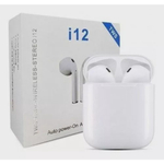 Fone De Ouvido Sem Fio Bluetooth Tws I12 Com Microfone Head