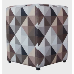 Banqueta Pufinho Puff Sala Decorativo Pufe Para Quarto Puf Quadrado Triangulos Premium Menor preço em Banqueta Pufinho Puff Sala Decorativo Pufe Para Quarto Puf Quadrado Triangulos Premium