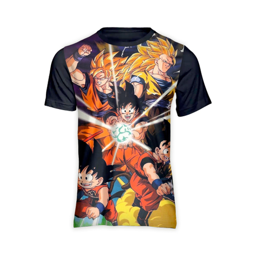 Camiseta Goku Criança dbz Anime Desenho Mangá 1005 em Promoção na