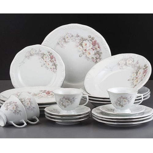 Aparelho de Jantar 42 Peças Vitória Porcelana Schmidt