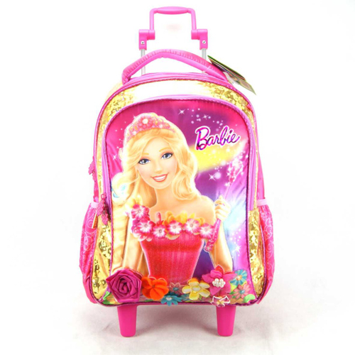 MOCHILA ESCOLAR BARBIE PORTAL SECRETO GRANDE 3 BOLSOS SESTINI 063515-08  055877