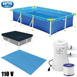 Kit Piscina Premium 2500 L + Capa e Forro em Rafia + Filtro 110v 2200 l/h é boa?