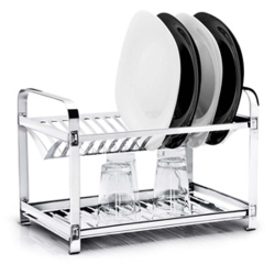 Escorredor De Louça 16 Pratos Aço Inox Mak-inox Menor preço em Escorredor De Louça 16 Pratos Aço Inox Mak-inox