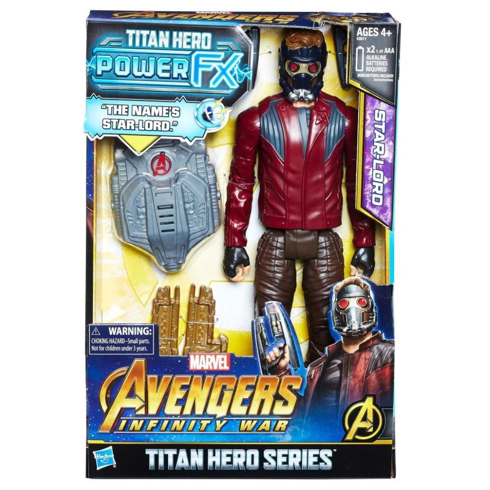 Boneco Avengers Figura 12 Power Pack fx Star Lord - E0611 - Hasbro em  Promoção na Americanas