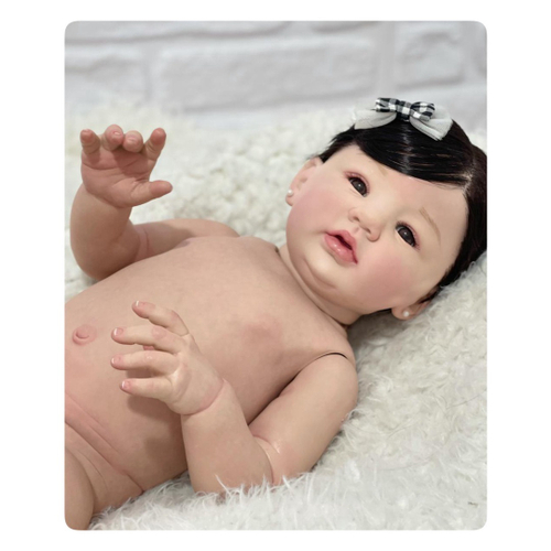 Boneca Bebê Reborn Yasmin com Enxoval - Fantasy baby