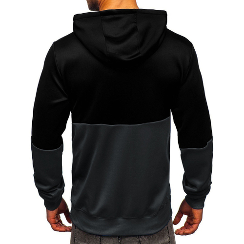 black plain moletom com capuz mens