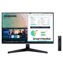 Smart Monitor 24 Samsung lcd com Plataforma Tizen, Tap View, hdmi, Bluetooth, hdr, Preto, Série M5 - LS24AM506NLMZ Menor preço em Smart Monitor 24 Samsung lcd com Plataforma Tizen, Tap View, hdmi, Bluetooth, hdr, Preto, Série M5 - LS24AM506NLMZ