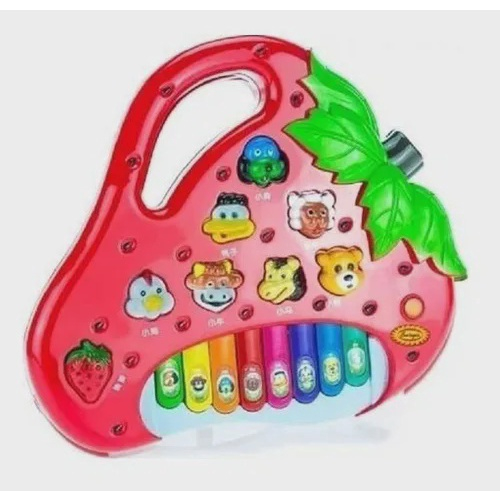 Piano Teclado Infantil Little Pianist Músicas Variadas Verde no Shoptime