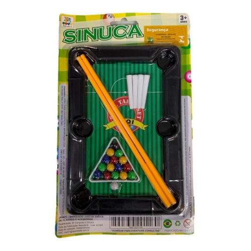 Sinuca Mini Bola De Jogo De Bilhar 25mm Completo C/branca em Promoção na  Americanas