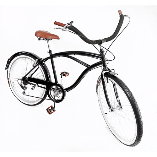 Bicicleta Aro 26 Cai ara Estilo vintage 6v Preto em Promo o na