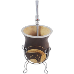 Kit De Cuia E Bomba Para Chimarrão Terere Mate Com Tripé Menor preço em Kit De Cuia E Bomba Para Chimarrão Terere Mate Com Tripé