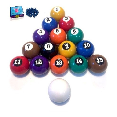 Jogo Bolas De Bilhar / Sinuca / Snooker 50mm em Promoção na Americanas