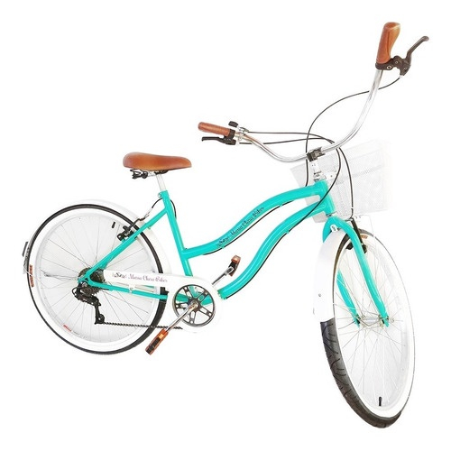 Bicicleta vintage verde agua store