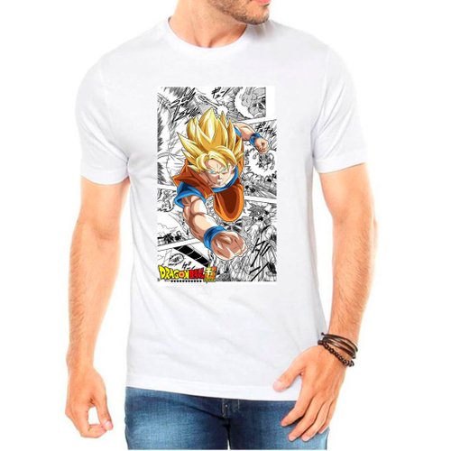 Camiseta Feminina Branca Desenho Anime Dragon Ball Z 06 - DESIGN CAMISETAS  - Camiseta Feminina - Magazine Luiza