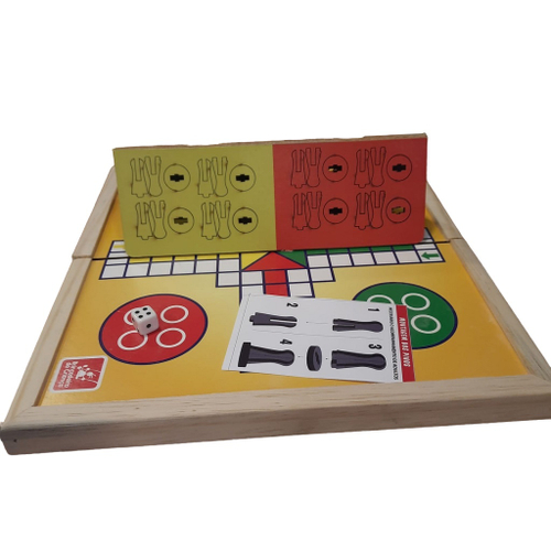 JOGO LUDO CLÁSSIC - LINHA PREMIUM : Brinquedos de Madeira : paparicosecia