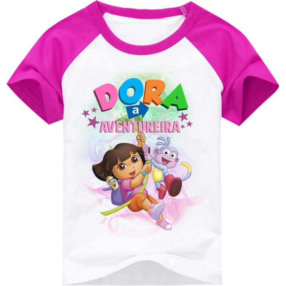 Camiseta Infantil Aurora Rosa MCDVMA BELA ADORMECIDA COD-0369-MC