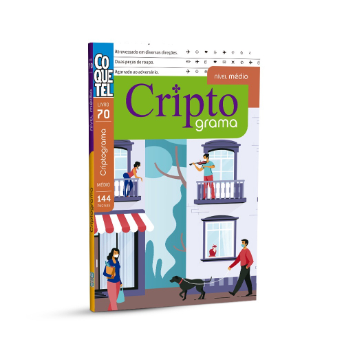 Livro Coquetel Criptograma Nível Médio Ed 84