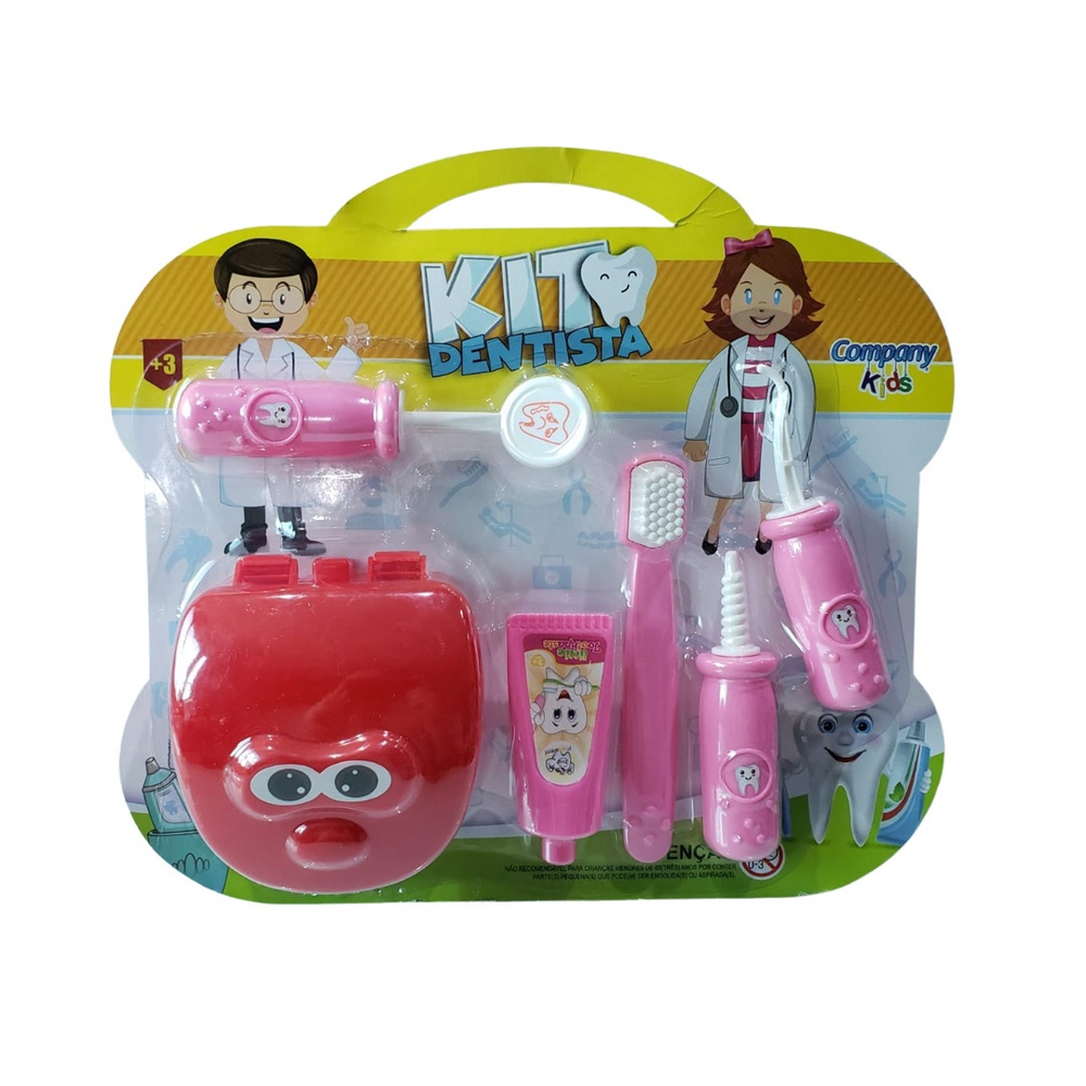 Kit Dentista Completo Meninas Infantil de 13 Peças - Shop Macrozao