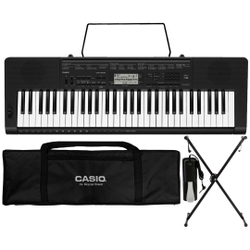 Kit Teclado Casio CTK3500 Arranjador Musical Completo Capa Preta Pedal Menor preço em Kit Teclado Casio CTK3500 Arranjador Musical Completo Capa Preta Pedal