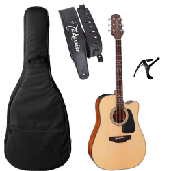 Violão Folk Takamine GD12 ce Natural Fosco + Capa + Correia Menor preço em Violão Folk Takamine GD12 ce Natural Fosco + Capa + Correia