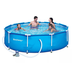 Menor preço em Piscina Bestway 4678 Litros Estrutural com Bomba Filtrante 220v #56679
