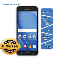 Usado: Smartphone Samsung Galaxy J3 1.5Ghz Quad-Core 8GB 1,5GB Ram Android 5.1.1 Tela 5 Preto Menor preço em Usado: Smartphone Samsung Galaxy J3 1.5Ghz Quad-Core 8GB 1,5GB Ram Android 5.1.1 Tela 5 Preto