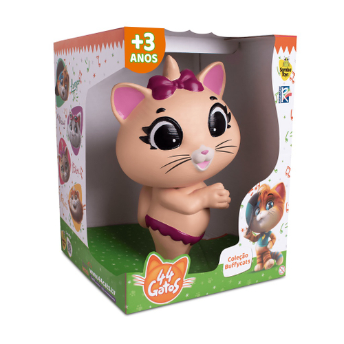 Boneca Gata Pilou Desenho Animado 44 Gatos Em Vinil 30cm em Promoção na  Americanas