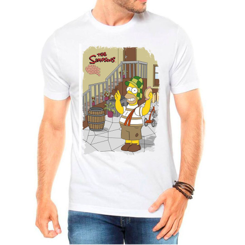 Moletom masculino algodao simpsons homer no Shoptime