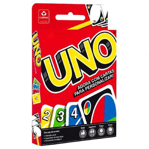 Jogo Uno Minimalista Baralho Black Jogo De Cartas Mattel