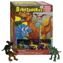 Kit Livro Brincar-Aprender-Colorir: Dinossauros - Todolivro é boa?