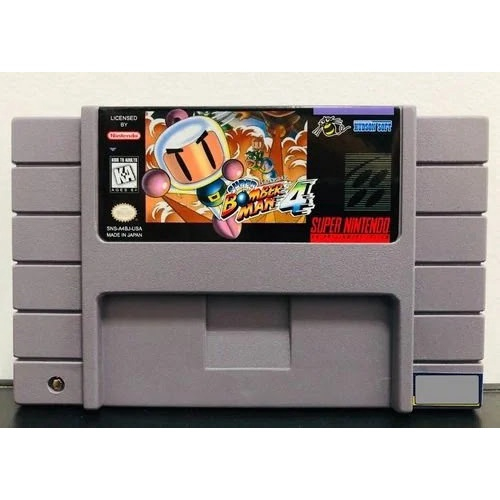 Super Bomberman 4 P/ Super Nintendo + Garantia!!!!